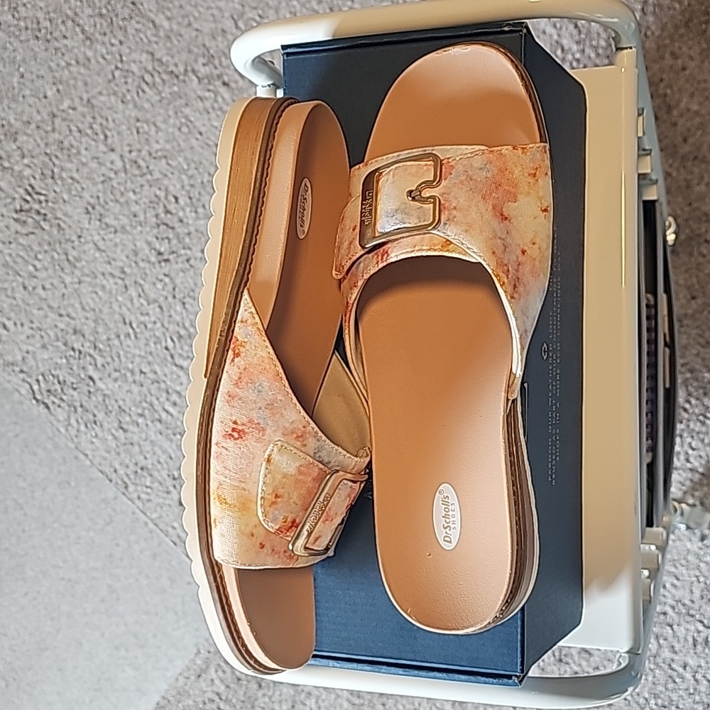 NIB Dr Scholl's Slide On Sandals
